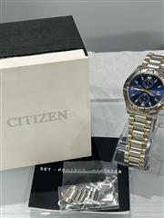 Citizen GN-4-S Chronograph 100M Two-Tone Blue Dial Quartz Men’s Watch